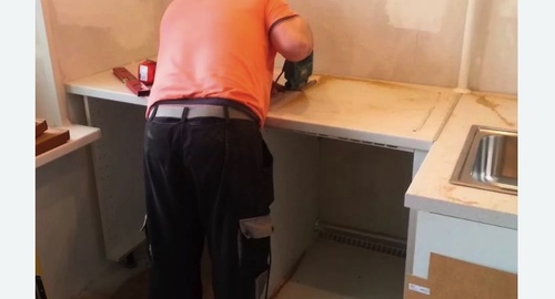 Сборка кухонного гарнитура. Войковский район